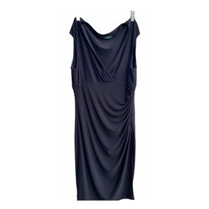 LAUREN Ralph Lauren BLACK SLEEVELESS DRESS